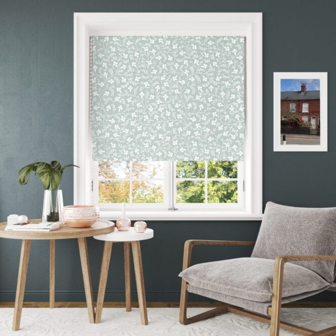 Laura Ashley Campion Duckegg Roman Blind