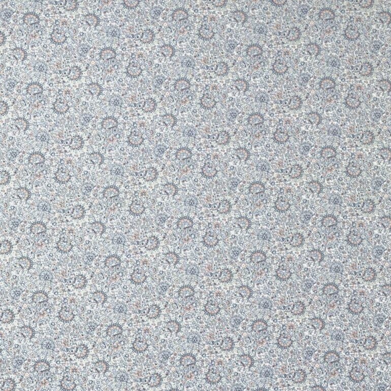 Laura Ashley Painswick Paisley Pale Slate Roman Blind