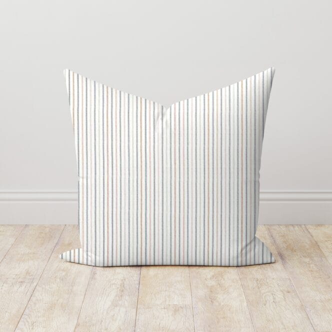 Laura Ashley Candy Stripe Apricot Cushion