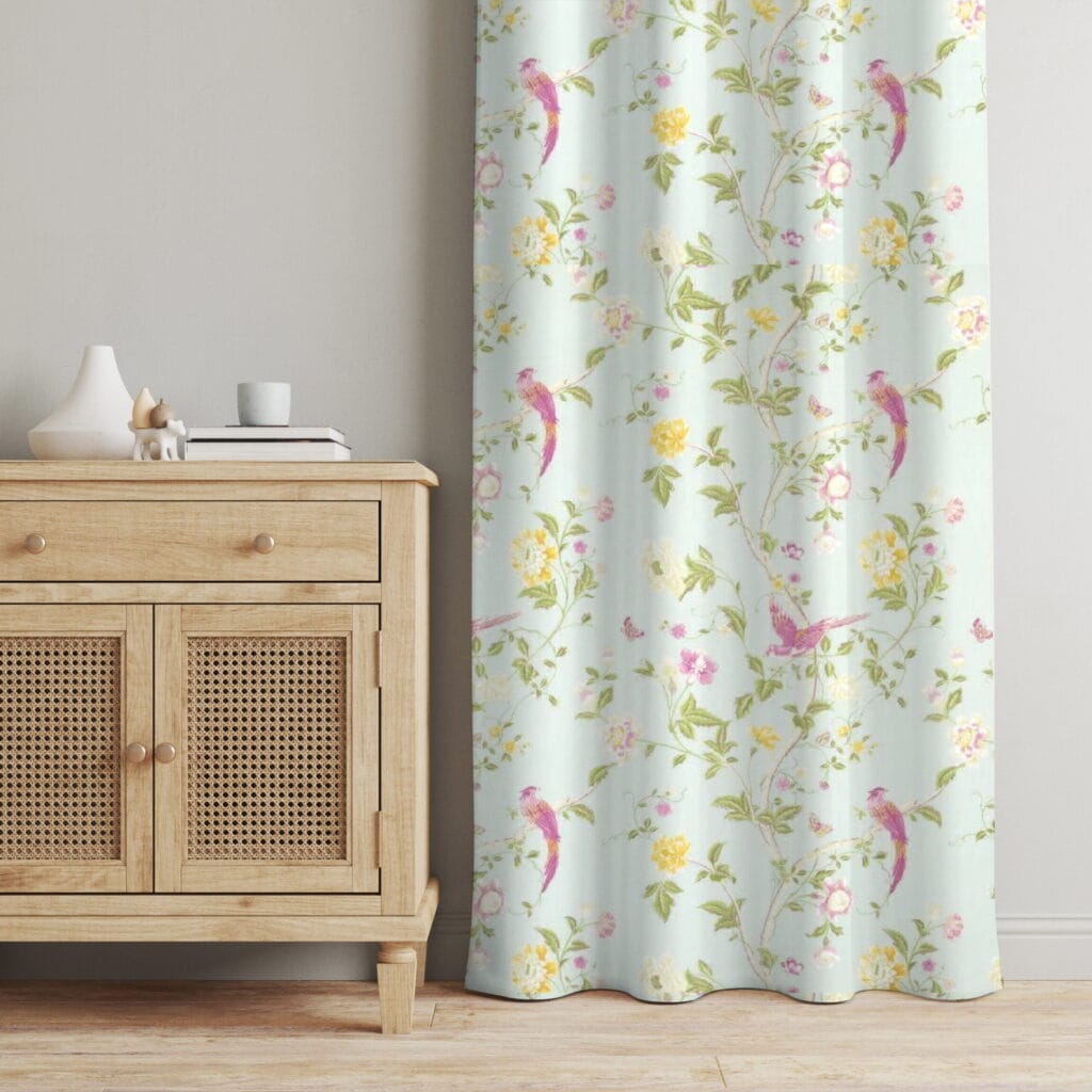Laura Ashley Summer Palace Duckegg Curtains
