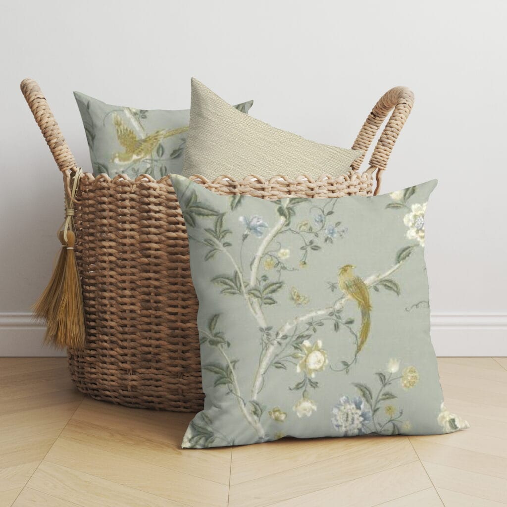 Laura Ashley Summer Palace Jade Green Cushion