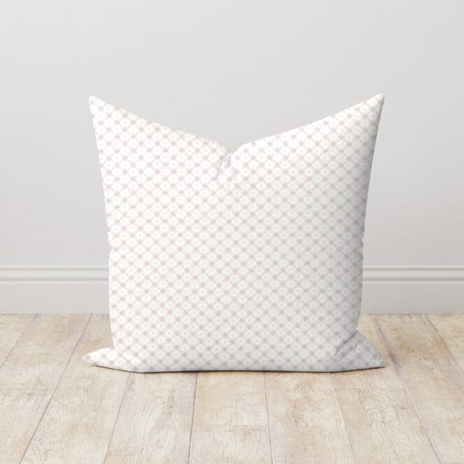 Laura Ashley Wickerwork Coral Pink Cushion
