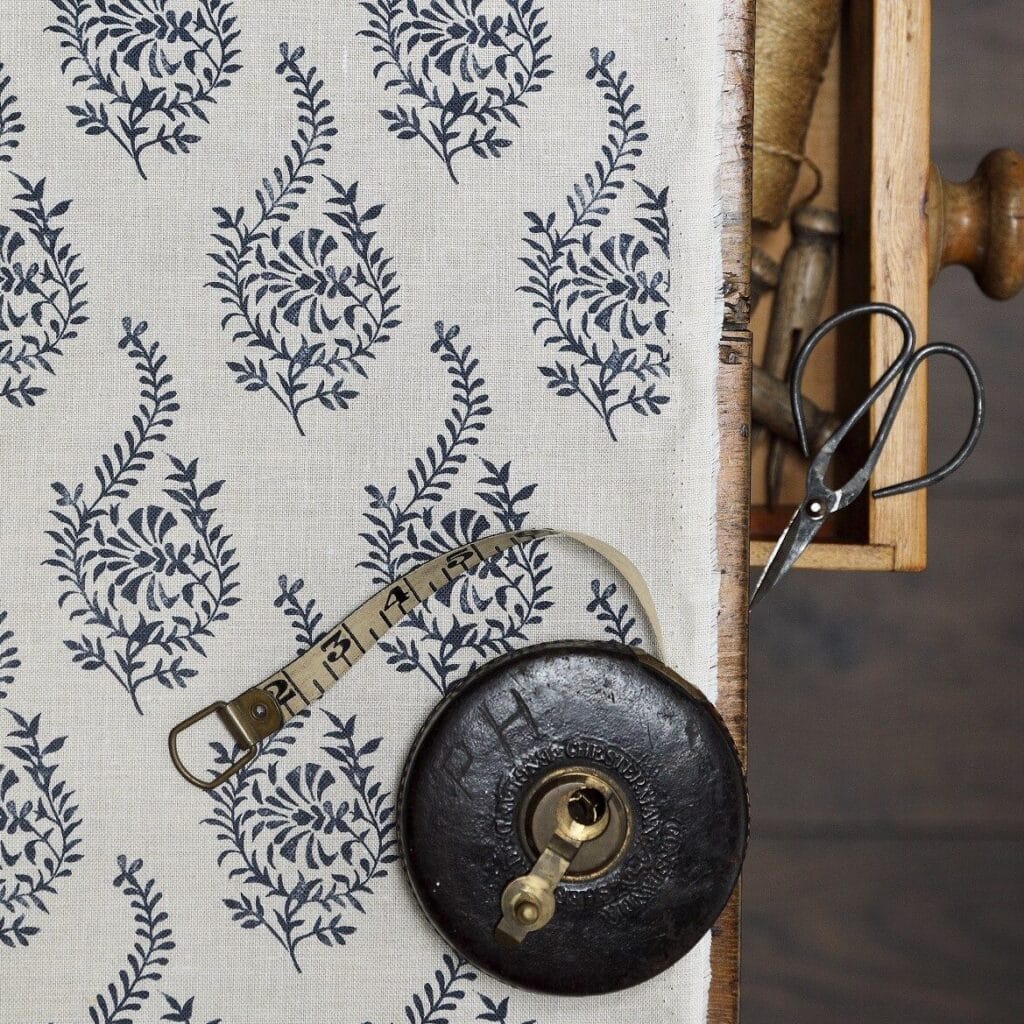 Peony & Sage Imara Squid Ink Blue Curtains