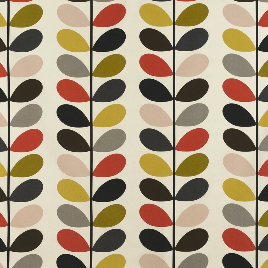 Orla Kiely Multi Stem Tomato Curtains