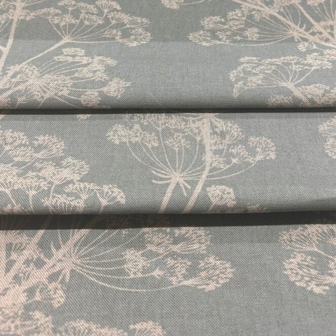 Sewing House Cow Parsley Duckegg Roman Blind