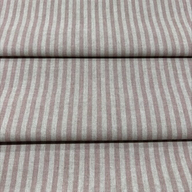 Sewing House Claremont Stripe Soft Pink Roman Blind