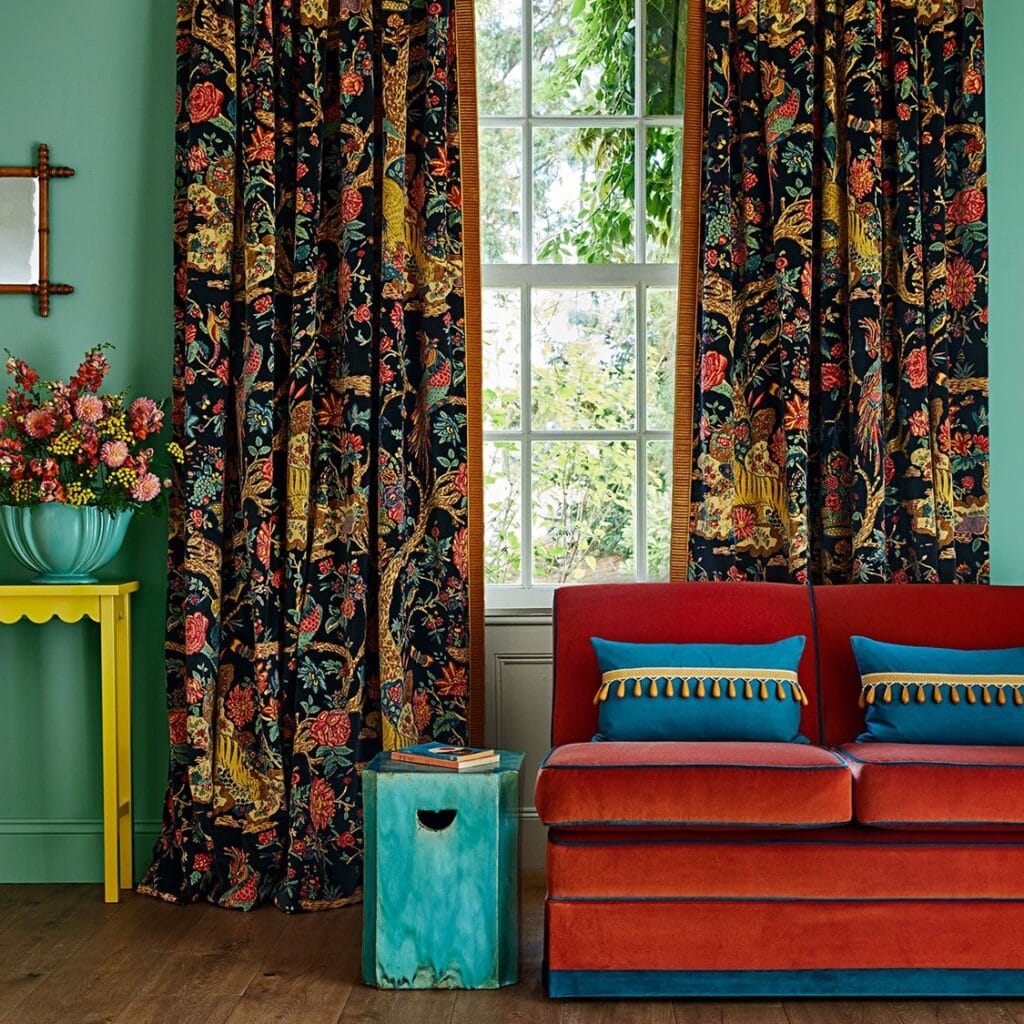 Wild Midnight Curtains