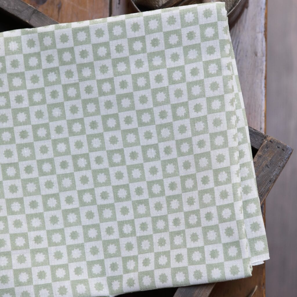 Olive + Daisy Starry Nights Basil Roman Blind