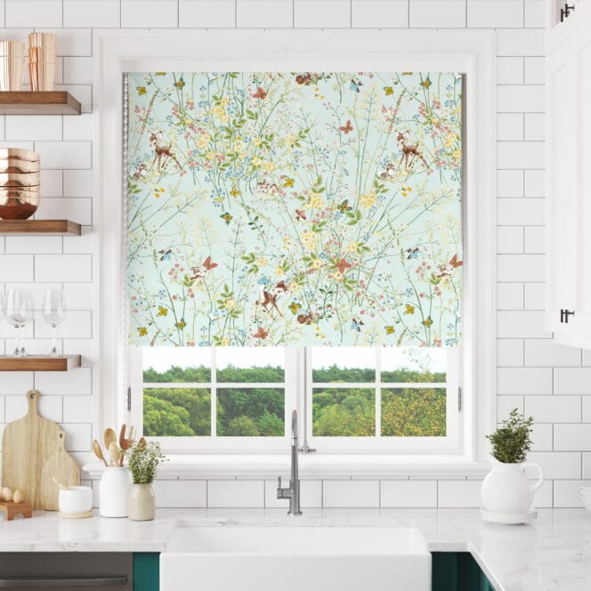 Disney Bambi Sea Salt Roman Blind