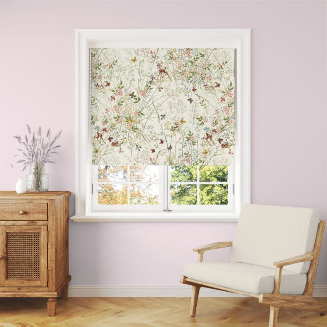 Disney Bambi Sugared Almonds Roman Blind