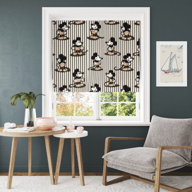 Disney Mickey Stripe Humbug Roman Blind