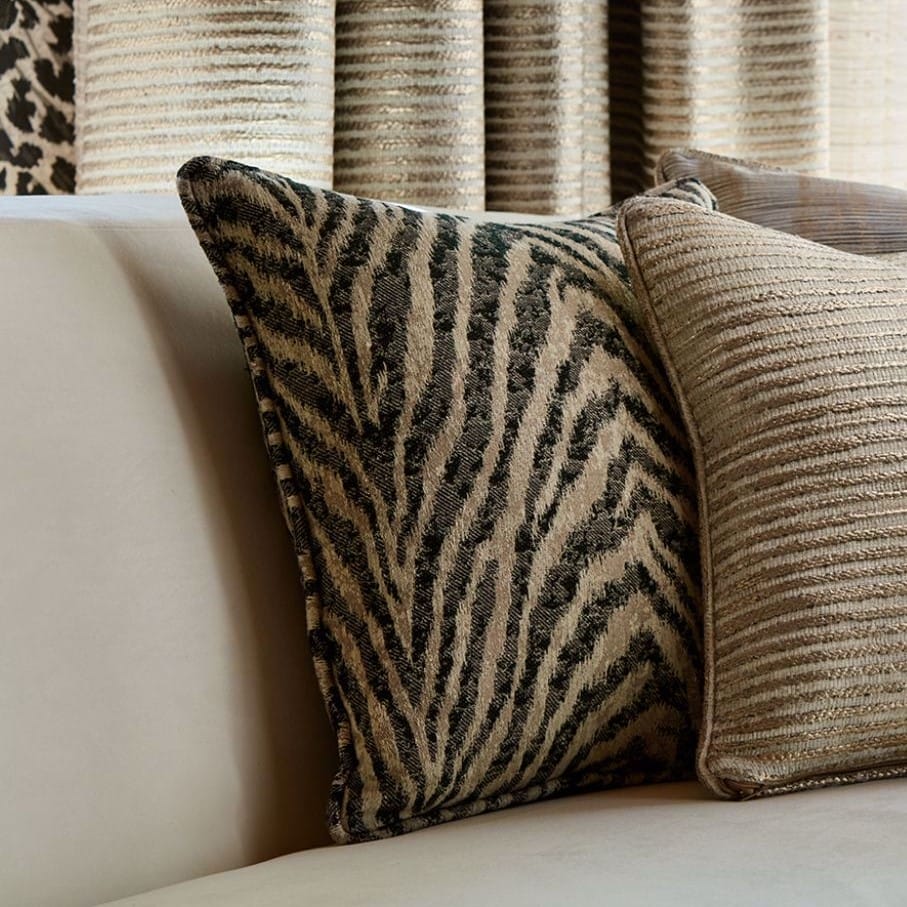 Breegan Jane Manda Noir Linen Cushion