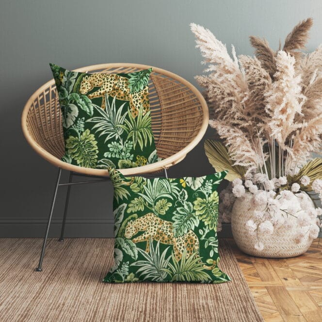 Leopard Rainforest Cushion