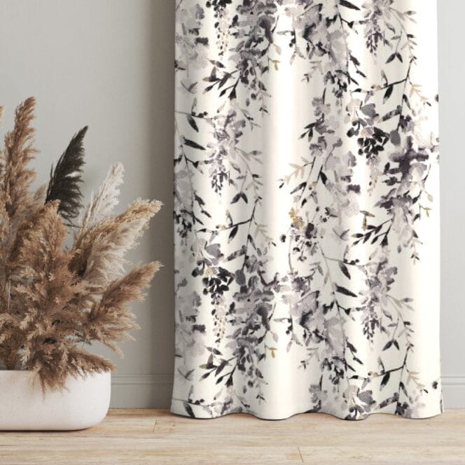 Villa Nova Hana Carbon Curtains