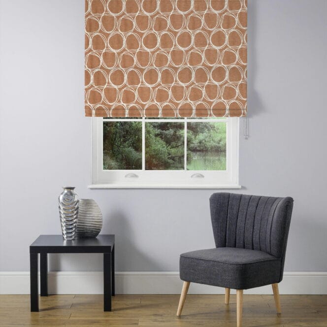 Iver Sandstone Roman Blind