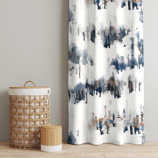 Villa Nova Norrland Indigo Curtains