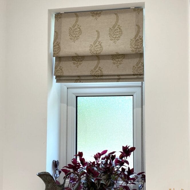 Sewing House Humber Gold Roman Blind