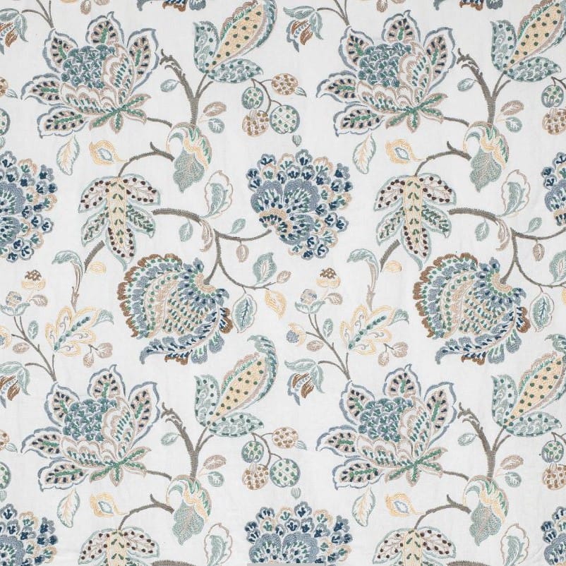 Colefax and Fowler Braganza Old Blue Curtains