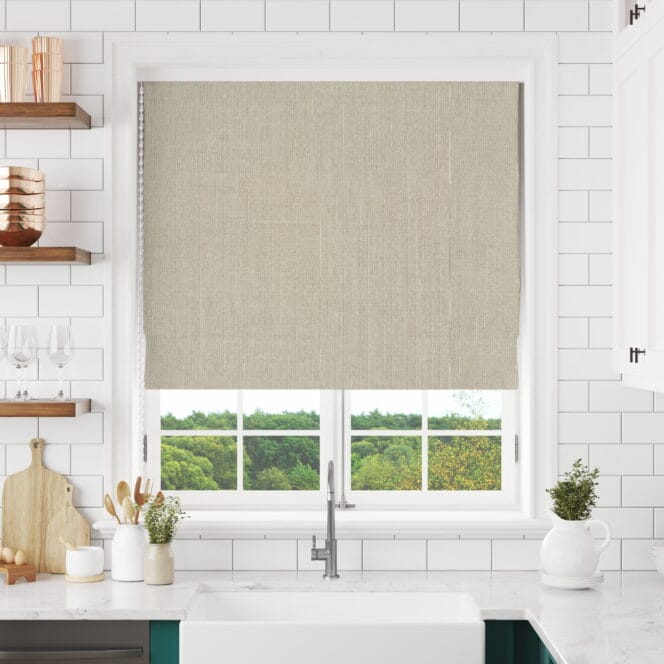 Franklin Linen Roman Blind