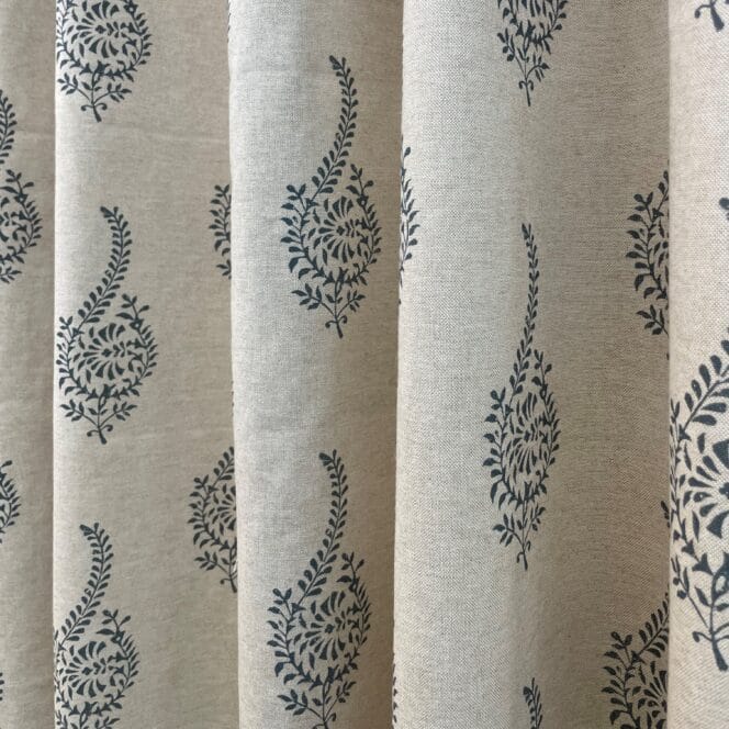 Sewing House Humber Indigo Curtains